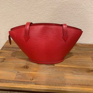 Louis Vuitton Saint Jacques Epi Red